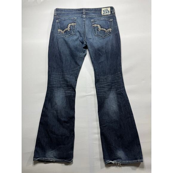 Big Star Women's Hazel Curvy Fit Bootcut Blue Denim Jeans - Size 32R (35x31.5) - Picture 2 of 7